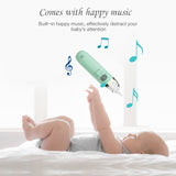 Baby Nasal Aspirator Electric Soft Silicone Head Music Nose Cleaner USB Charge 3 Gears Nasal Aspirator Newborn Infant Care Tool