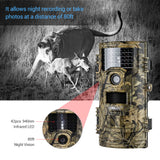 BOBLOV CT006 Trail Camera 20MP 1080p 30fps Scouting Night Vision Trail Hunting Camera CamWildcamera Wild Surveillance Wildlife