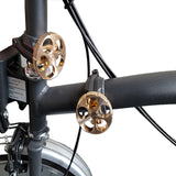 Dropship-For Folding Bike Frame Round Hinge Lever C Buckle Clamp Set Beam Head Tube Folding Buckle Aluminum Alloy for Brompton