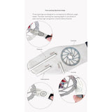 Dropship-7Pcs Bike Disc Brake Correction Wrench Bicycle Brake Rotor Alignment Truing Tool with Disc Brake Pads for MTB Road Bike