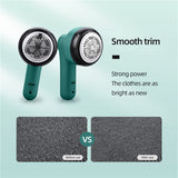 Electric Fabric Sweater Clothes Lint Trimmer USB Rechargeable Fuzz Pills Shaver Curtains Carpet Clothing Lint Pellet Cut Machine