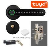 TTLock or Tuya APP Smart Remote Control Fingerprint Biometrics Lock Support Password Number Code Key