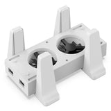 For Xbox Dual Fan for Series S Console Cooling Vertical Stand Holder External Cooler 2 USB Ports Fans for X-Series S XSS Console