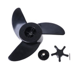 Hot New 1 Set 3 Blades Motor Boat Propellers Electric Engine Outboard For Haibo ET34 ET44 ET54