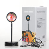 Remote Control Sunset Red Led Night Light USB Sun Rainbow Projection Desk Lamp for Living Room Wall Home Decoration Lighting