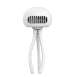 Mini Fan Portable Bladeless USB Rechargeable Silent Outdoor Stroller Fans Mobile Phone Bracket Jellyfish Shape Fans