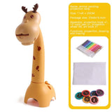 Kid Led Projector Drawing Table Portable Painting Desk Arts Projector Board Cartoon Boy Girl Baby Drawing Tool Educational Toy