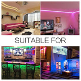5M Led Strip 5050 SMD 120Leds/M Waterproof Flexible Led Tape 12v 2835Decoration Ribbon Led Light Led Stripe RGB+24key controller
