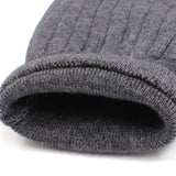 1 Pair of Thicken Warm Cashmere Kneepad Comfortable Soft Kneecap Winter Warm Kneelet for Elders(Black)