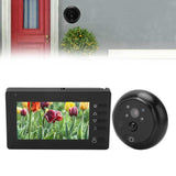 4.3in Digital Peephole Viewer Smart Peephole Camera Indoor Monitor PIR Motion Detection Night Vision Waterproof