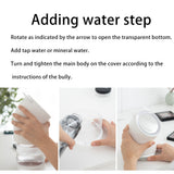 Mirror Humidifier USB Mirro RMultifunction Led Makeup  Round Face Mirror With Light Adjustable Vanity Cosmetic Mirror With 400ml