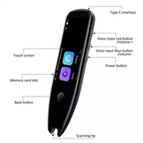 X5 PRO Scanning Voice Photo Translator Smart Instant Voice Pen 4.0" Touch Screen Multi Real-Time Language 112 Support Offline