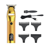 2021 New Hair Trimmer For Man USB Rechargeable  LCD Hair Clipper Barber Shop Men's Shaver Trimmer Beard Hair Cutting Machine