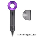 5Pcs Leafless Hair Dryer 220V Negative Ion Professinal Quick Dry Home Powerful Constant Flyaway Attachment Electric Hair Dryer