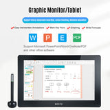 BOSTO Studio 16HD 15.6 Inch Portable Graphic Monitor Drawing Tablet 1920*1080 HD Resolution 4G+128G Memory 8192 Level Pressure