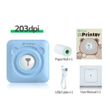 Mini Printer PeriPage A6 Pocket Thermal Printer Photo Printer Support Mobile Phone Android IOS Label Printer For Kids Gift