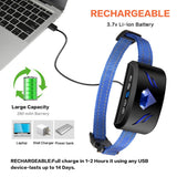 Dog anti barking collar rechargeable Automatic no bark dog training collar digital display waterproof dog no bark accessories