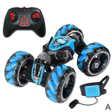 RC Car 4WD Radio Control Stunt Car Gesture Induction Twisting Off-Road Vehicle Drift RC Toys With Light & Music for Kids Gift