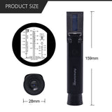 Yieryi New Freezing Point Urea Meter ATC Engine Fluid Glycol Antifreeze Freezing Point Refraction Car Battery Measuring Tool