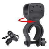Bicycle Light Bracket Flashlight Mount Holder Anti Skid Cycling Bike Light Torch Clip Mount 360 Degree Rotation