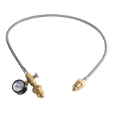 Refill Station Transfer Adaptor Hose For BS 341 No. 3 (UK) Argon Cylinder Bottle,Helium Or CO2 Transfill Adaptor