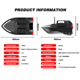 V801 Fishing GPS 500m Remote Control Bait Boat Dual Motor Fish Finder Automatic Cruise/Route Correction with Night Light Boat