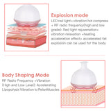 Ultrasonic Body Slimming Massager Cavitation LED Therapy RF Face Lift Fat Burning Anti-cellulite Leg Body Shaping Massage Device