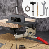 35Mm Cabinet Hinge Drilling Hole Puncher Woodworking Drilling Locator Tool Kit Hole Opener Drilling Guide Locator Tool