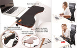 Adjustable Keyboard Tray Table Mount Under Desk Platform Tray Ergonomic Keyboard Wrist Rest Desk Extra Large Size Easy Clamp