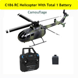 C127 2.4GHz RC Drone 720P Camera 6-Axis Wifi Sentry Helicopter Wide Angle Camera Single Paddle Without Ailerons Spy Drone RC Toy
