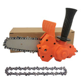 4" Electric Chain Saw Converter Chainsaw Attachment for Electric Drill,Electric Drill Fast Modified To Electric Chainsaw Adapter