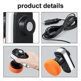 12000r/min 12V Car Polishing Machine Portable Electric Car Polisher Waxing Machine with 4 Type Polishing Pads 5M Cable Length