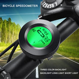 Outdoor MTB Bike English Speedometer w/ Switchable Backlight Waterproof Luminous Road Bicycle Odometer Computer Cycling Equipmen