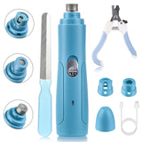 USB Charging Electric Pet Nail Grinder Polished Sharpener Cat Dog Nail Clipper File Manicure Tool Set Nails Supply New Arrivals