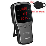 Digital Formaldeyde Detector Handled Air Quality Monitor HCHO TVOC PM1.0 PM2.5 PM10 Detector Multifunctional Gas Analyzer