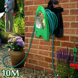 Car Wash Easy Storage Reel Spray Set Yard With Nozzle Irrigation System Home Garden Pipe 10 Meter Watering Hose Wall Hanging