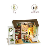 New Year Christmas Gifts Doll House DIY Miniature Dollhouse Toy Furnitures CasaDolls Houses Toys For Childred Birthday GiftsZ007