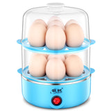 Mini Egg Steamer Multi-function Eggs Boiler Double Layer Stainless Steel Breakfast Maker Appliance Cooking Tools Kitchen ZD01
