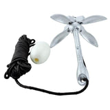 New Foldable Delta Anchor Pool Anchor Grapnel Anchor Boat Anchor With Claw For Kayak Canoes Kayak Anchor Set 1.5kg For Boat