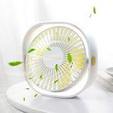 Portable Cooling USB Desktop Fan 3 Speed Personal with 360 Rotation Adjustable Angle for Office Household Traveling