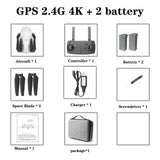 2020 NEW S162 Drone GPS 4K HD 1080P 5G Wifi FPV Quadcopter Flight 20 Minutes Rc Distance 500m Dron Smart Return Drones Pro Toys