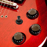 3 Pcs Electric Guitar Pickup Selector Switch 3 Way Toggle Switch with Metal Guitar Toggle Switch Cap Toggle Switch Tip