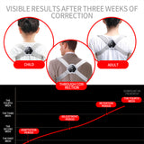 Smart Posture Corrector LCD Display Voice Reminder Timing Counting Vibration Posture Correction Belt for Adult Kids