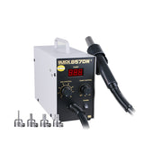 QUICK 857DW+ Soldering Station 580W Adjustable Hot Air Gun Station with Heater Helical Wind Air Gun SMD Hot Rework Station