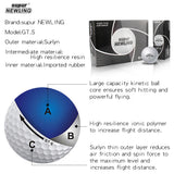 1 Box Supur Newling Golf Balls Supur Long Distance 3 Layers Golf Game Ball 12 pcs Golf Distance Balls