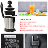 Orange Lemon Electric Juicer Machine Set Juicers Press Aluminum Die -casting Handle Household Low Power