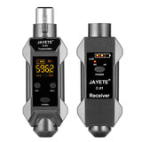 Wireless Transmitter Receiver USB Chargeable UHF Wireless Microphone System XLR Female To 6.5mm Male Adapter For Dynamic Mic