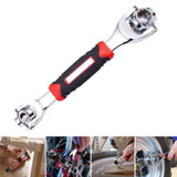 Universal Grip Wrench Sleeve Tube Wrench Spanner Set 8 in 1 Multi-Functional German Fast Hex 52 in 1 Ratchet Car Repair Tools