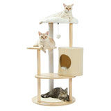Domestic Delivery Cat Toy Scratching Wood Climbing Tree Mouse Toy Cat Jumping Toy  Climbing Frame Cat Furniture Scratching Post