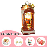 Cutebee DIY DollHouse Wooden Doll Houses Miniature Dollhouse Furniture Kit Toys for children New Year Christmas Gift Casa